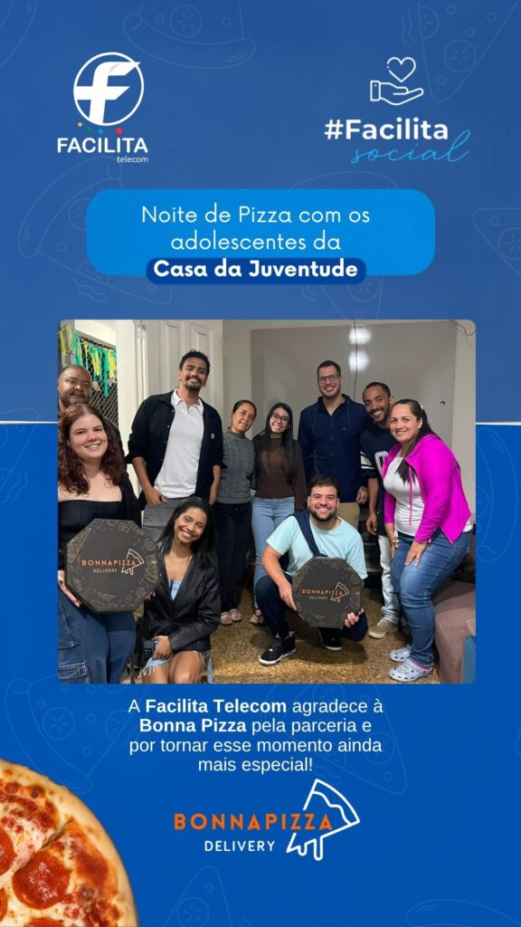 Blog 4 Noite de Pizza com os adolescentes da Casa da Juventude